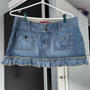 Vintage Guess Mini Denim Skirt